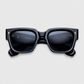 Enzo, Lacquer, Blue Lenses, Light Gold Hardware