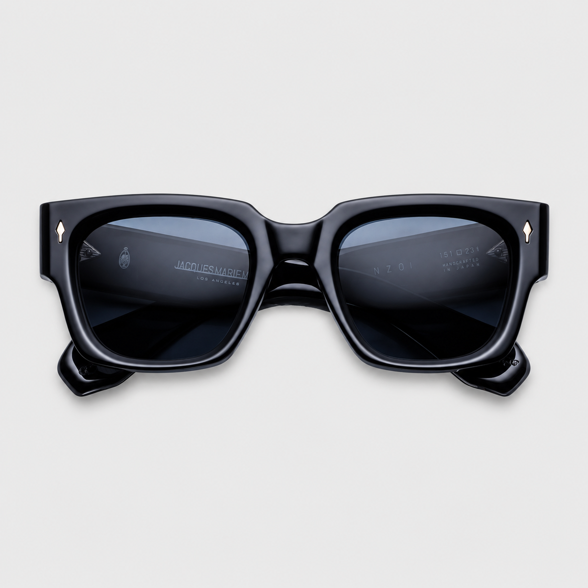 Enzo, Lacquer, Blue Lenses, Light Gold Hardware