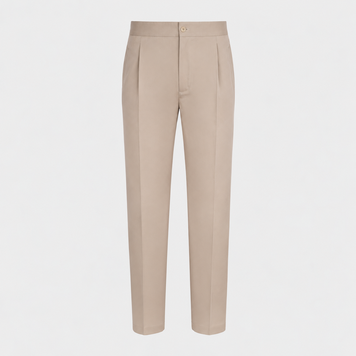PANTALÓN UNITI COTTON CASH STRETCH COMFORT CON 1 PINZA Beige