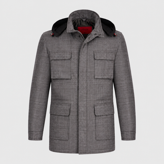 Wool Silk Field Jacket