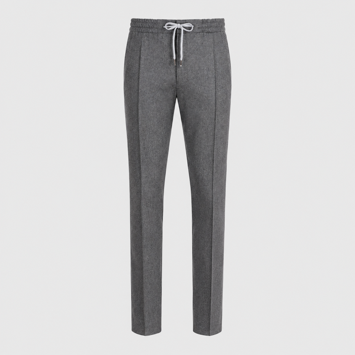 Pantalones de deporte jogger de lana y cachemir gris claro