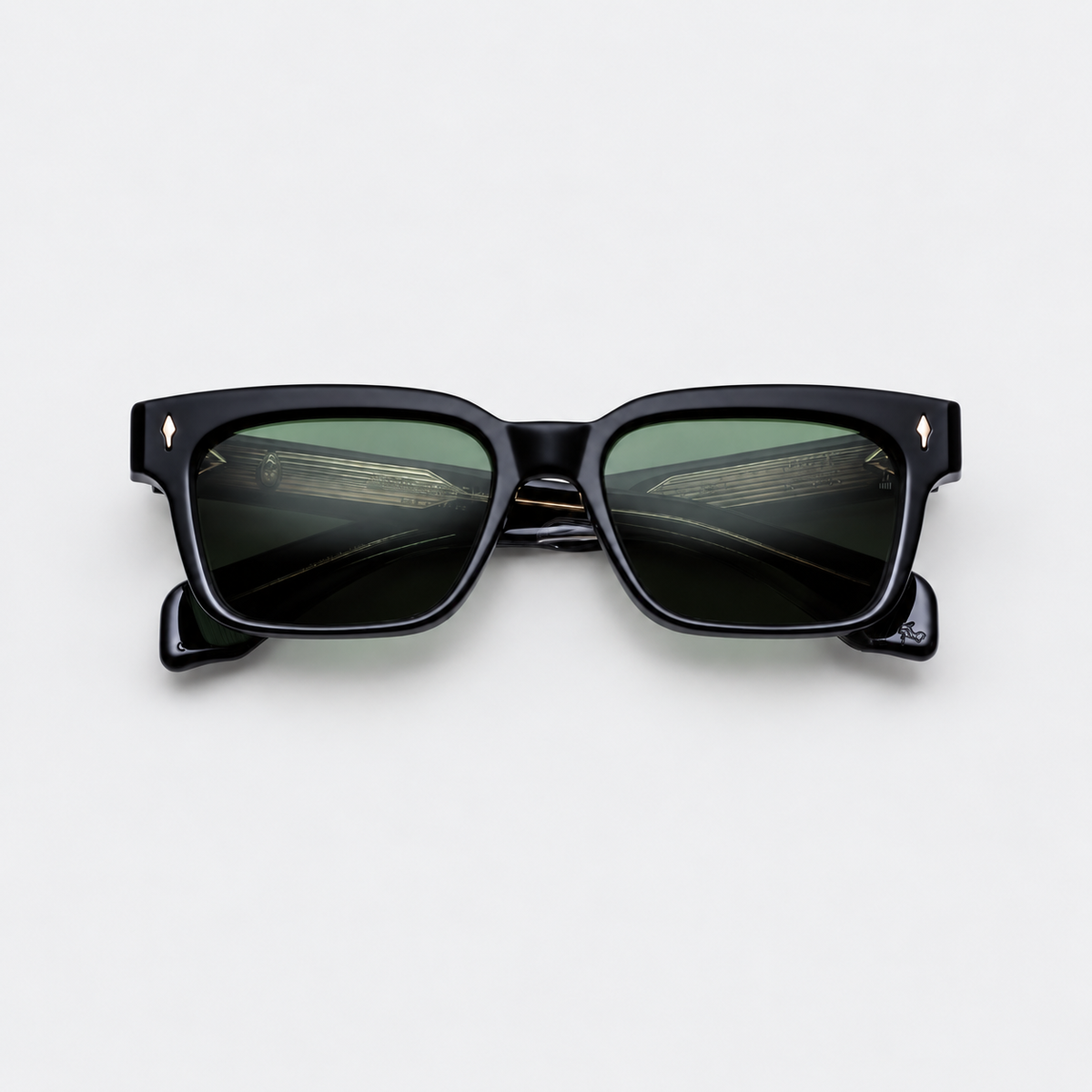 Molino, Venom, Deep Vintage Green Lenses Silver Hardware
