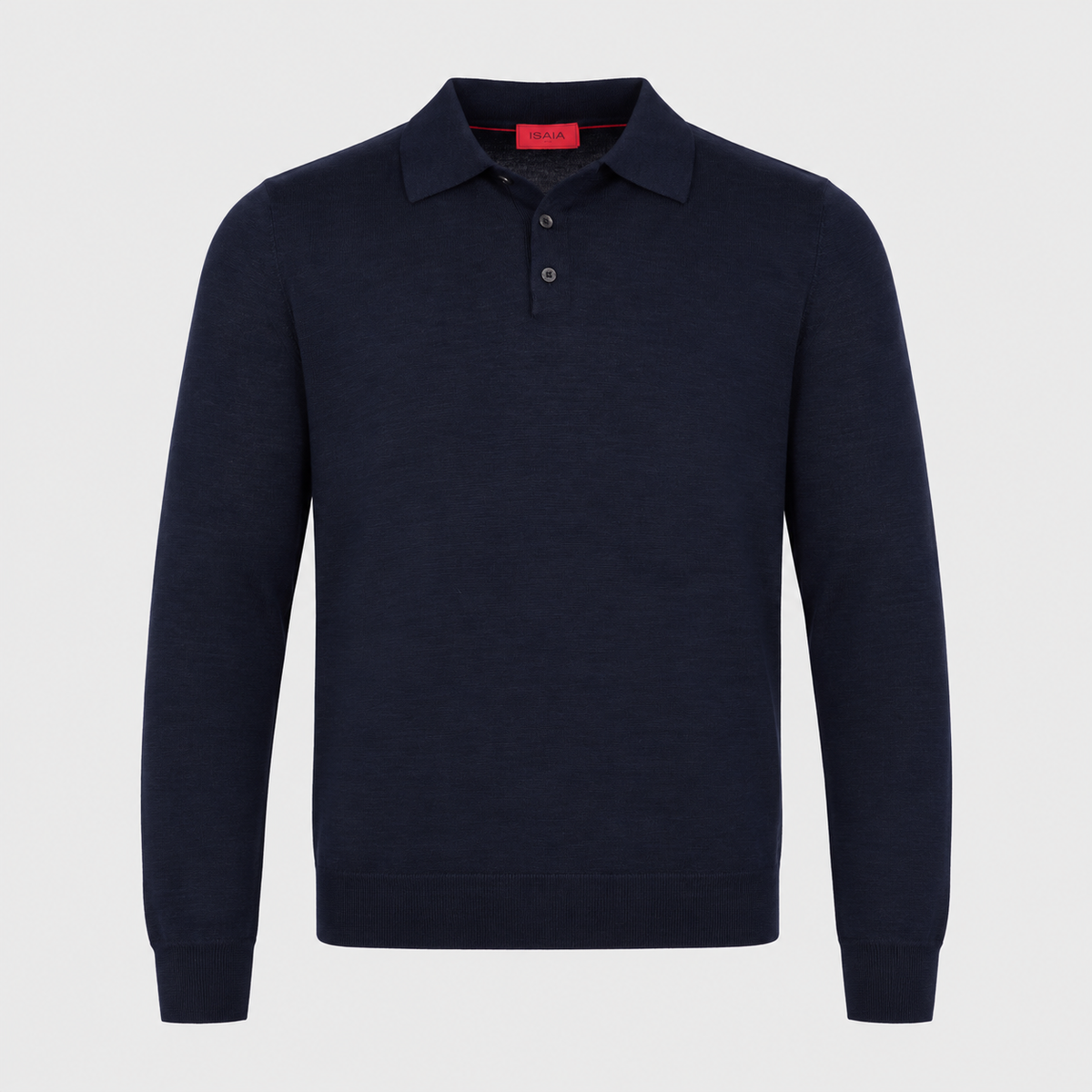 Polo de manga larga FDC azul marino