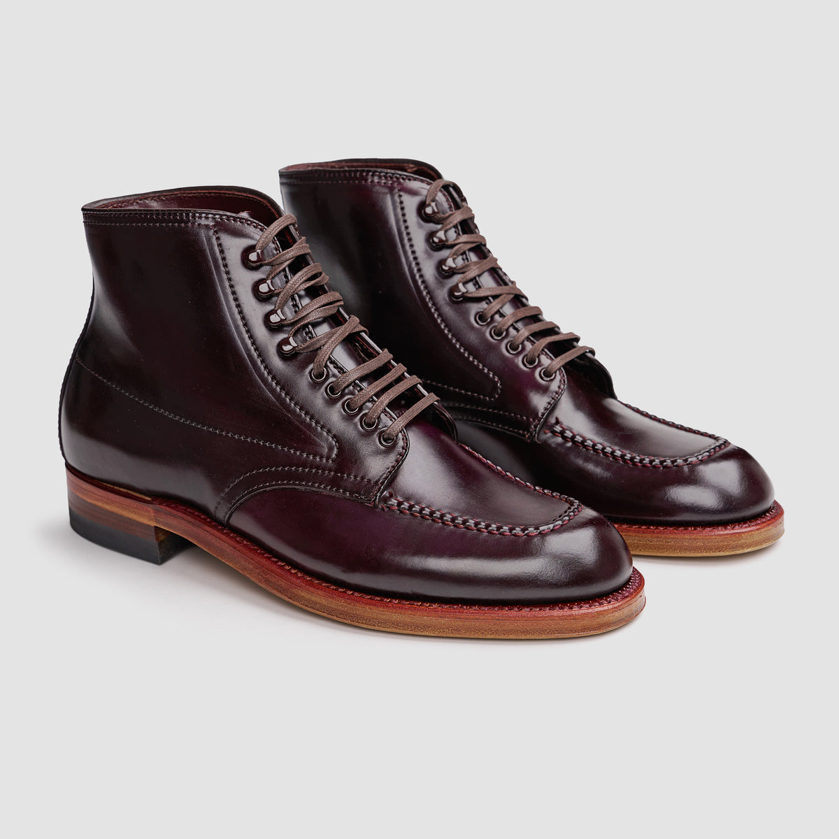 Alden x Silver Deer Indy Boot in Shell Cordovan