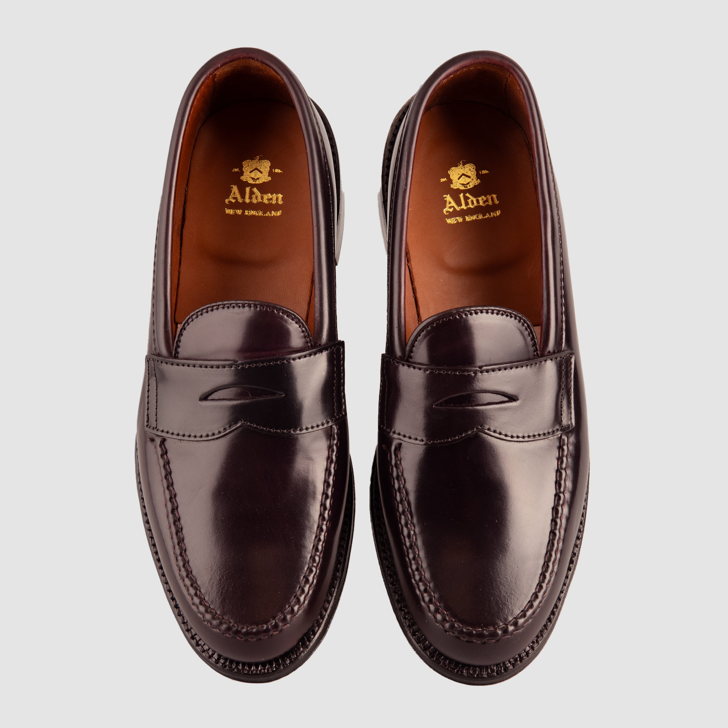 Leisure Handsewn Penny Loafer 986 – Silver Santa Fe