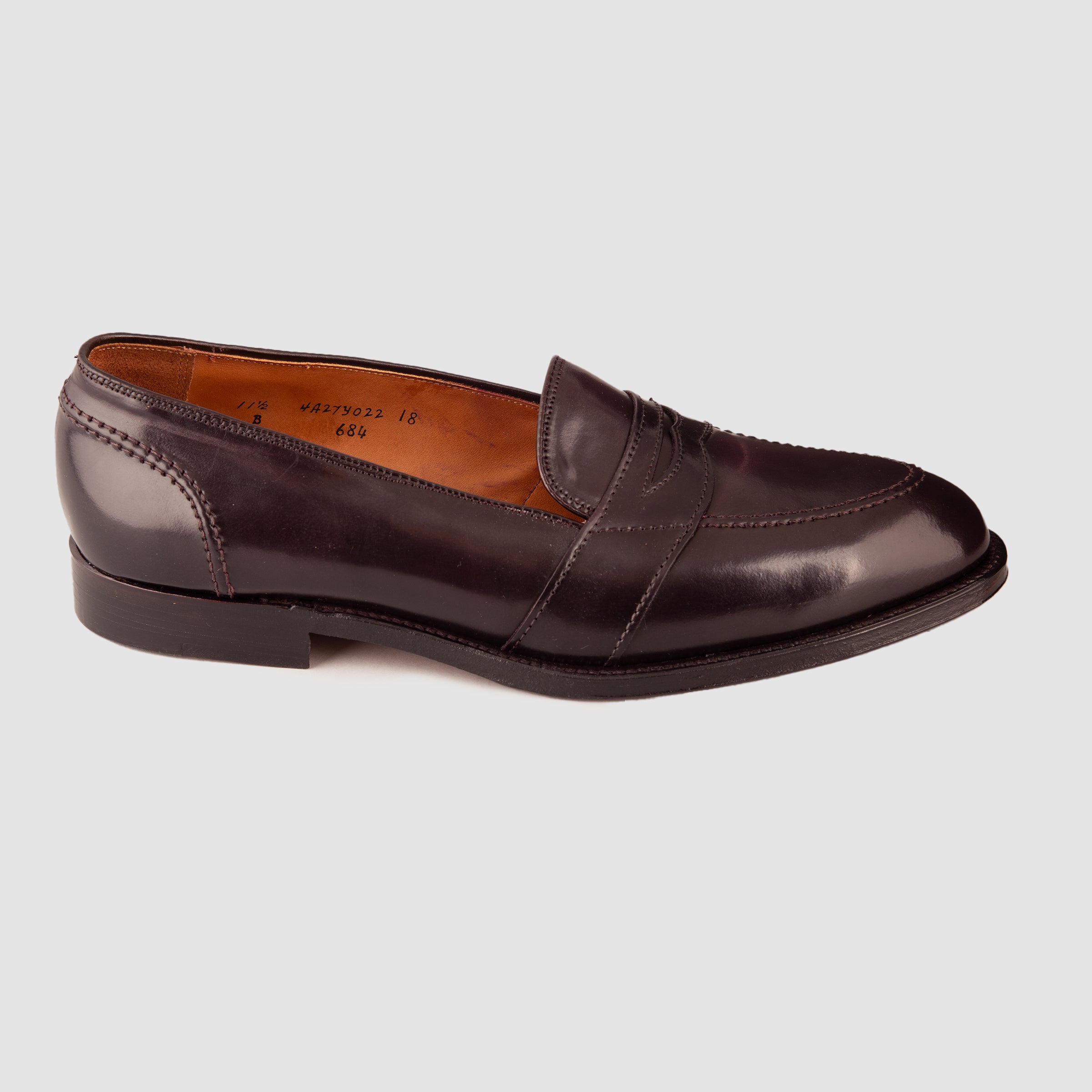 Full Strap Slip On Color 8 Shell Cordovan 684 – Silver Santa Fe