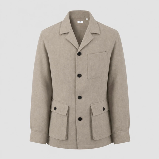 Linen Safari Jacket
