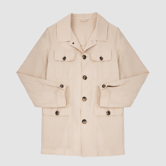 Linen Twill Safari Jacket