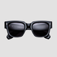 Enzo, Obsidian Haze, Black Lenses, Silver Hardware