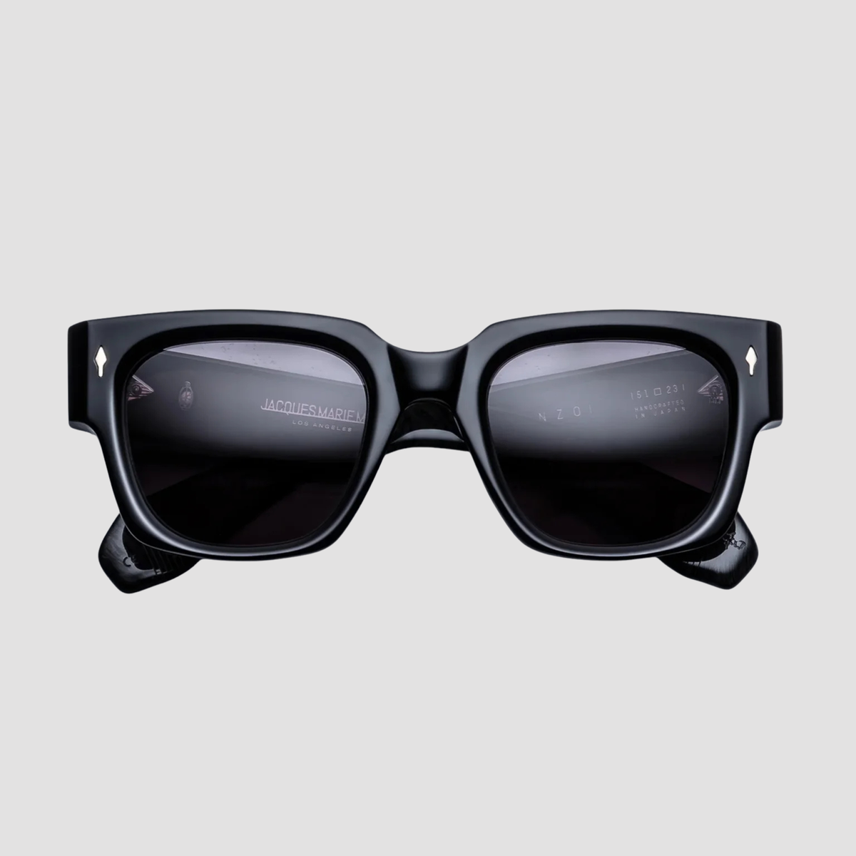 Enzo, Obsidian Haze, Black Lenses, Silver Hardware
