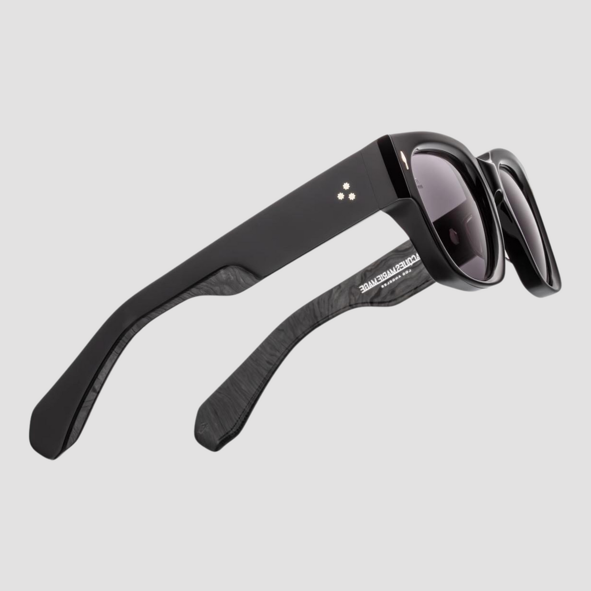 Enzo, Obsidian Haze, Black Lenses, Silver Hardware