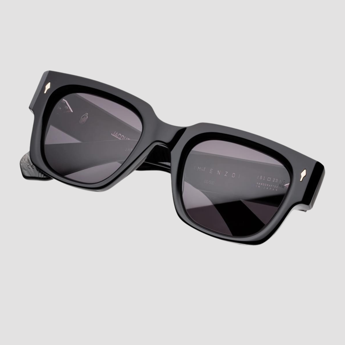 Enzo, Obsidian Haze, Black Lenses, Silver Hardware