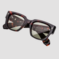Enzo, Tenace, Light Green Lenses, Silver Hardware