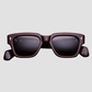 Fellini, Bordeaux Empire, Brown Lenses, Silver Hardware