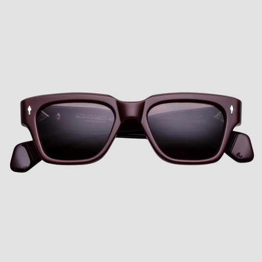 Fellini, Bordeaux Empire, Brown Lenses, Silver Hardware