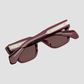 Fellini, Bordeaux Empire, Brown Lenses, Silver Hardware