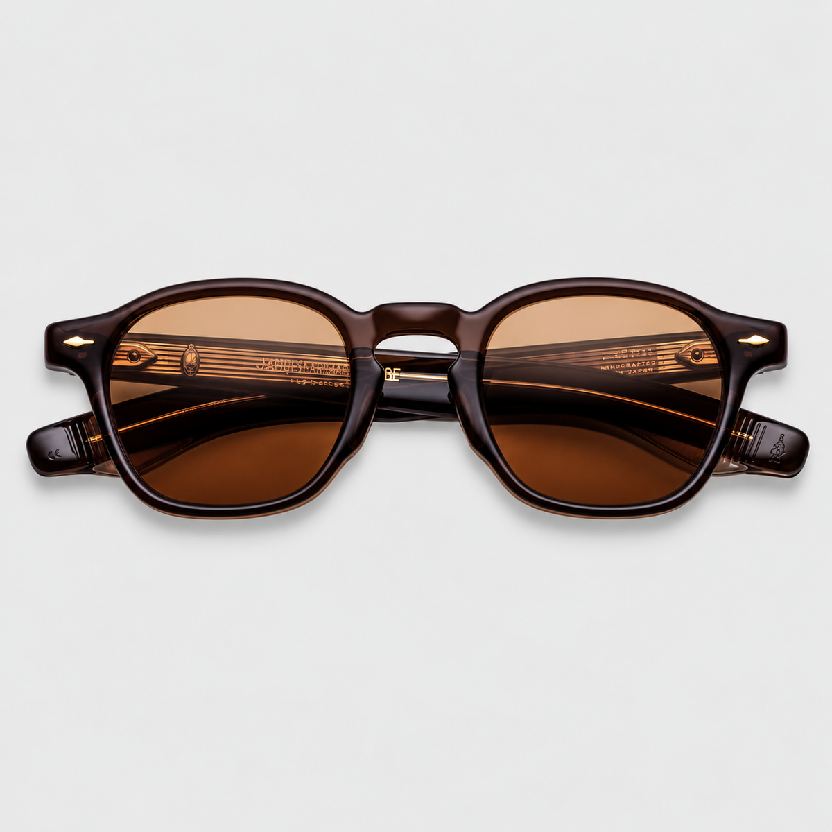 ZEPHIRIN-47, London , Orange Lenses Dark Gold Hardware