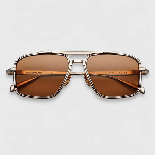 EARL, Darjeeling ,Orange Lenses, Light Gold Hardware