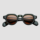 Kellerman, Borneo, Orange Lenses, Silver Hardware