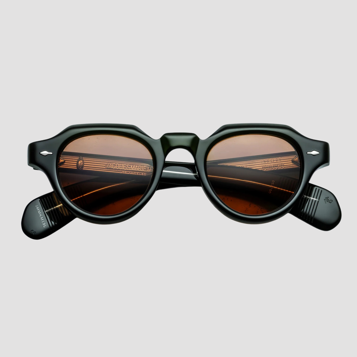 Kellerman, Borneo, Orange Lenses, Silver Hardware
