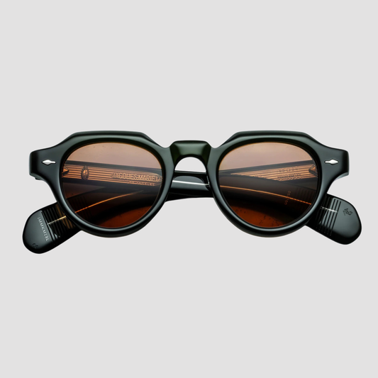 Kellerman, Borneo, Orange Lenses, Silver Hardware