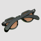 Kellerman, Borneo, Orange Lenses, Silver Hardware