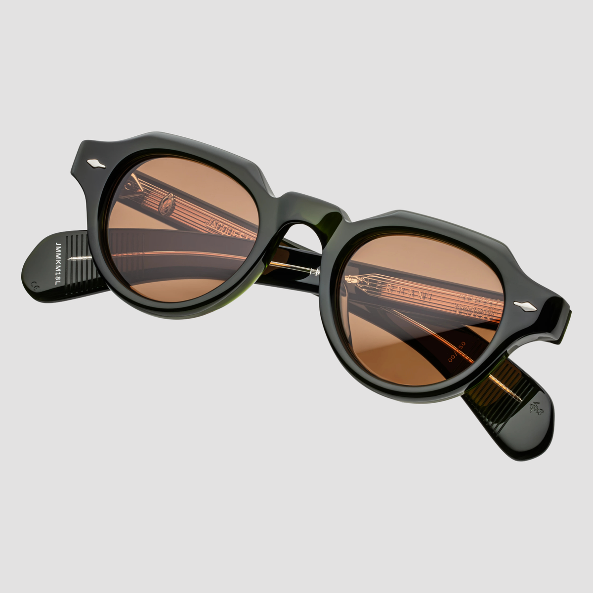Kellerman, Borneo, Orange Lenses, Silver Hardware