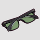 Molino, Venom, Deep Vintage Green Lenses Silver Hardware