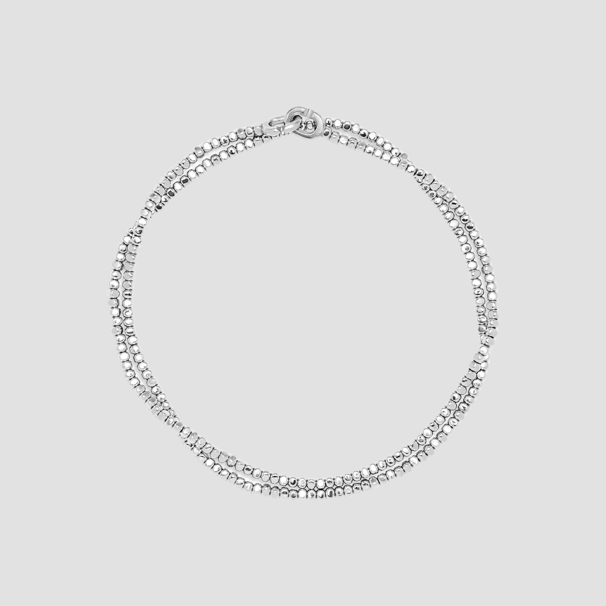 Pulsera Noix de dos vueltas en plata de ley - M/15"