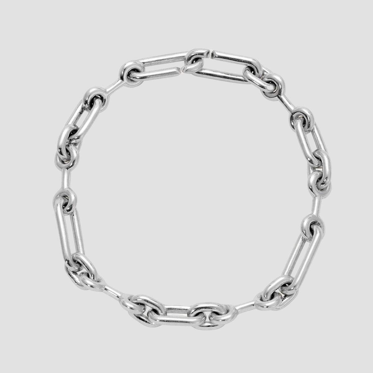 Pelham Bracelet Medium Link Sterling Silver - M/7.5"