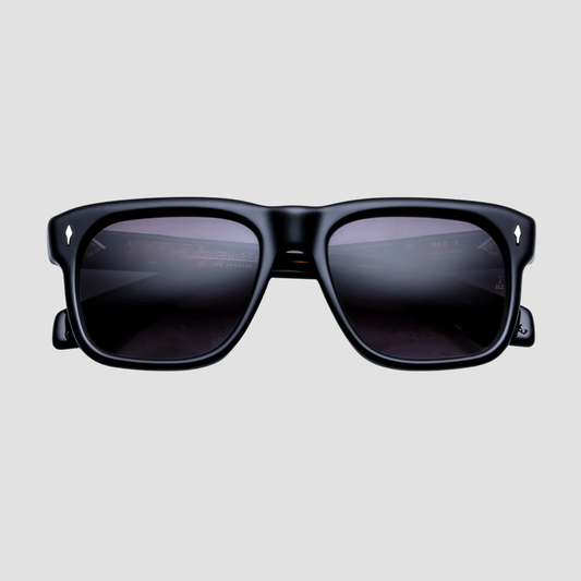 Yves, Noir 11, Black Lenses, Silver Hardware