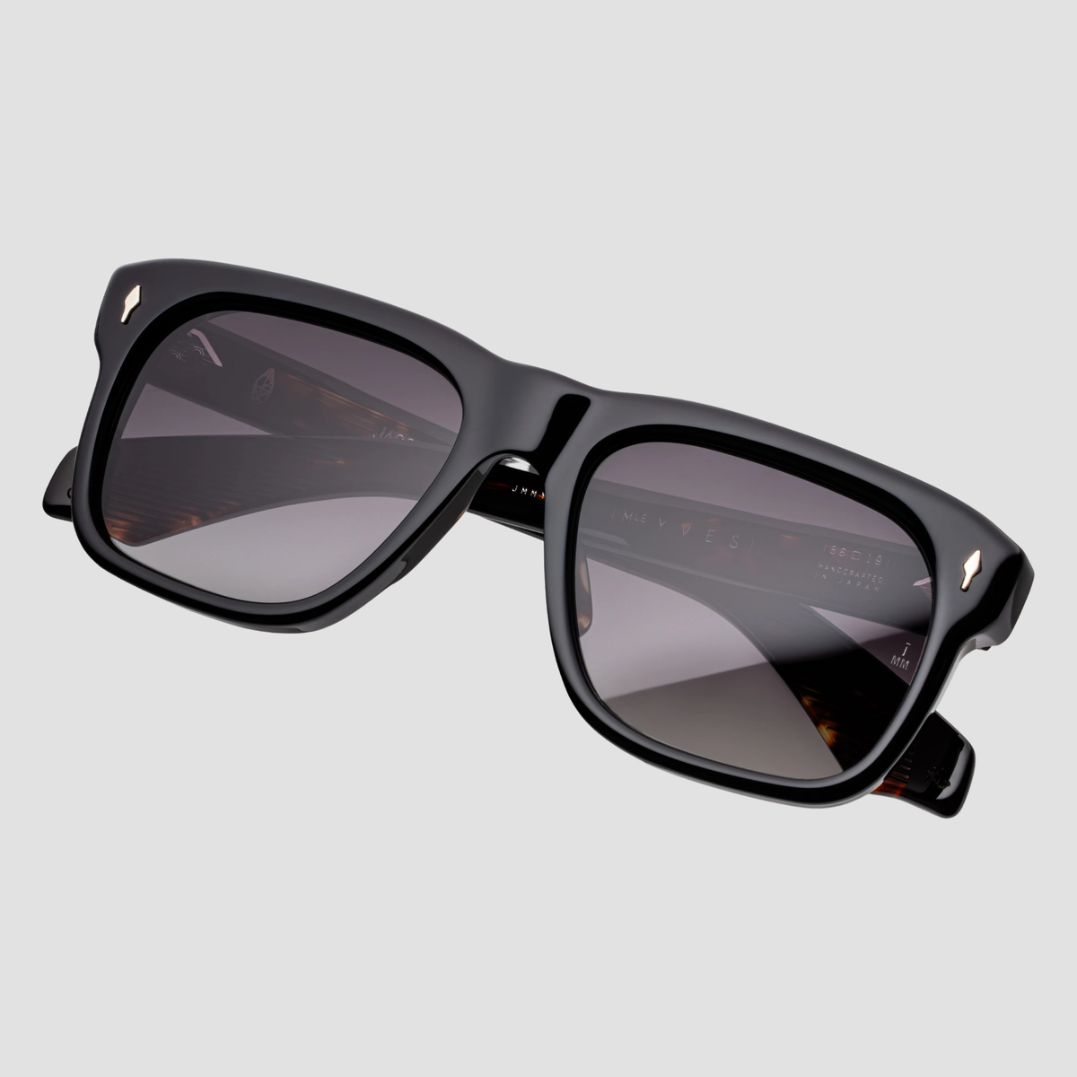 Yves, Noir 11, Lentes negros, Herrajes plateados
