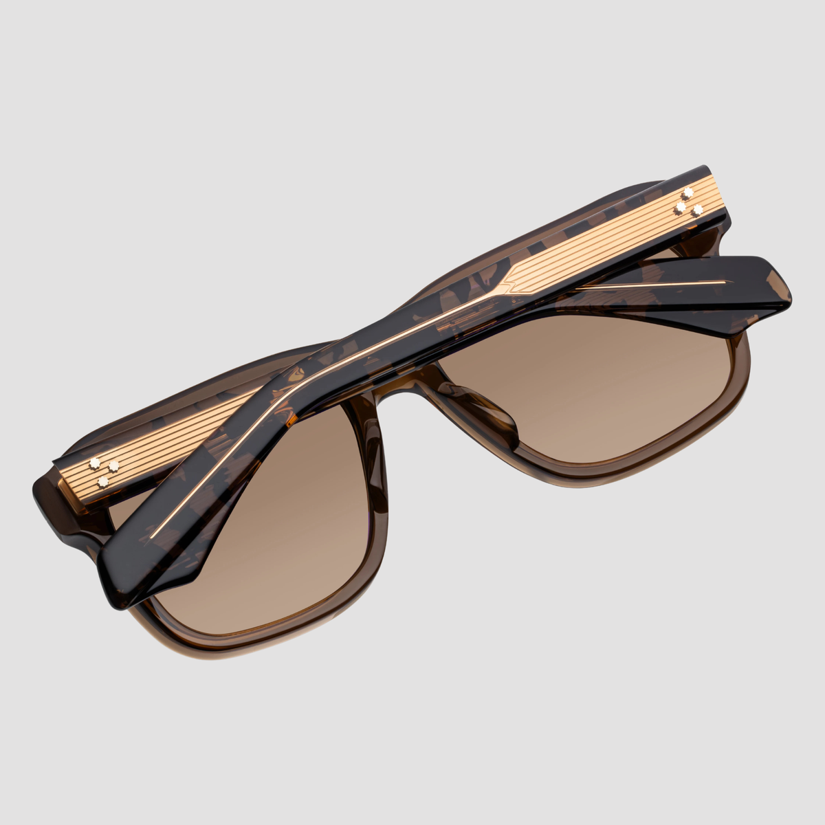 Yves, Tawny, Brown Lenses, Light Gold Hardware