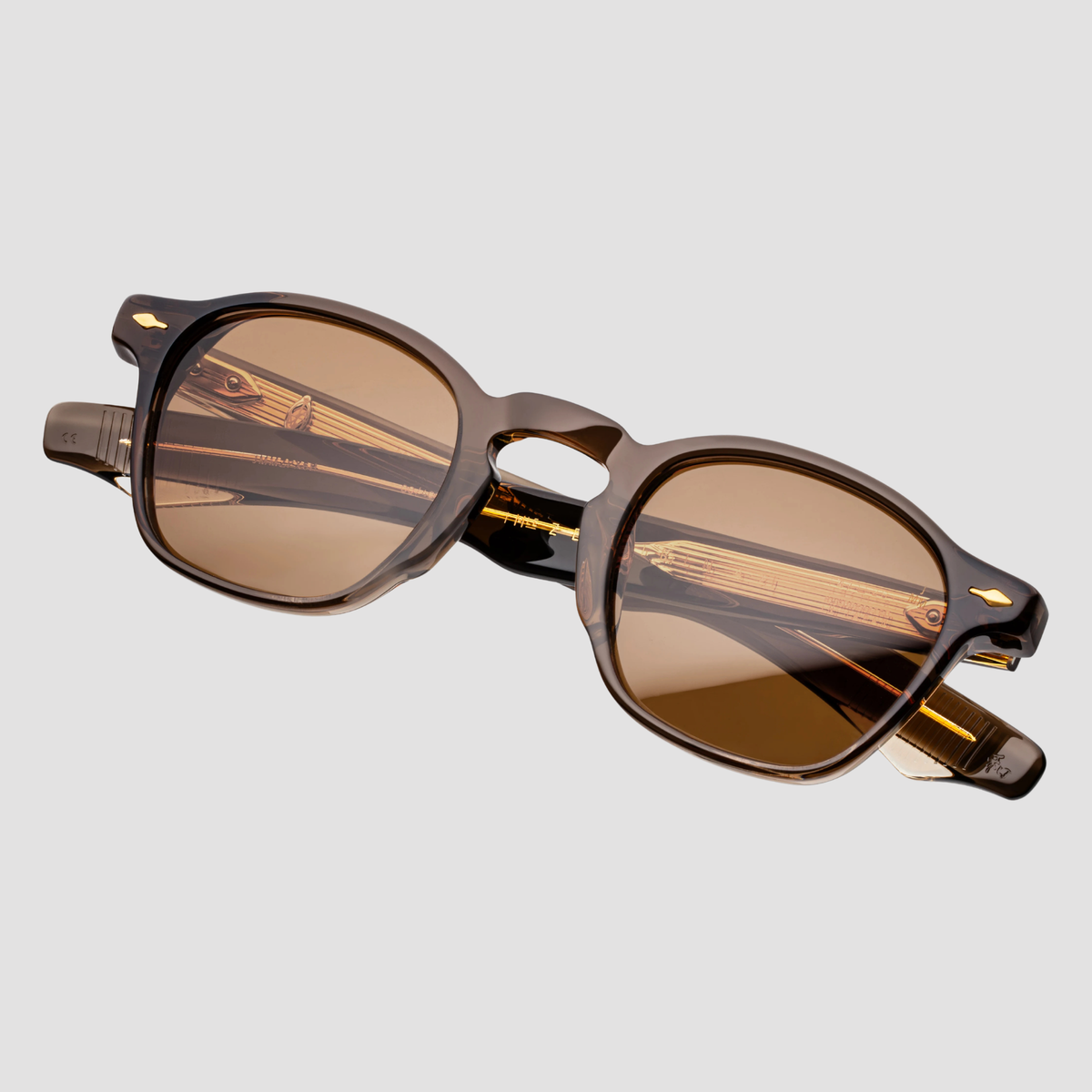 ZEPHIRIN-47, London , Orange Lenses Dark Gold Hardware