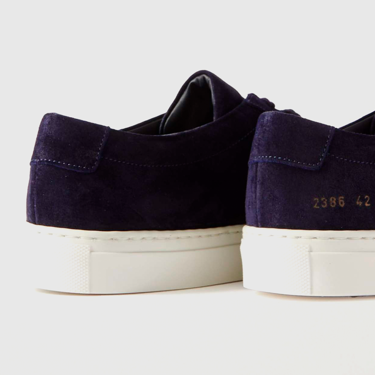 Achilles in Waxed Suede 2386 - Navy