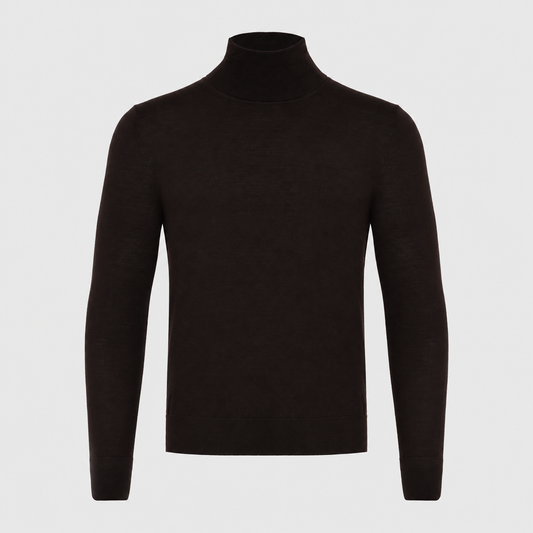 Merino Wool Roll Neck