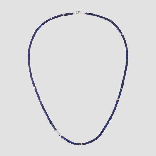 Cherish Necklace in Lapis and Sterling Silver - M/22.5"