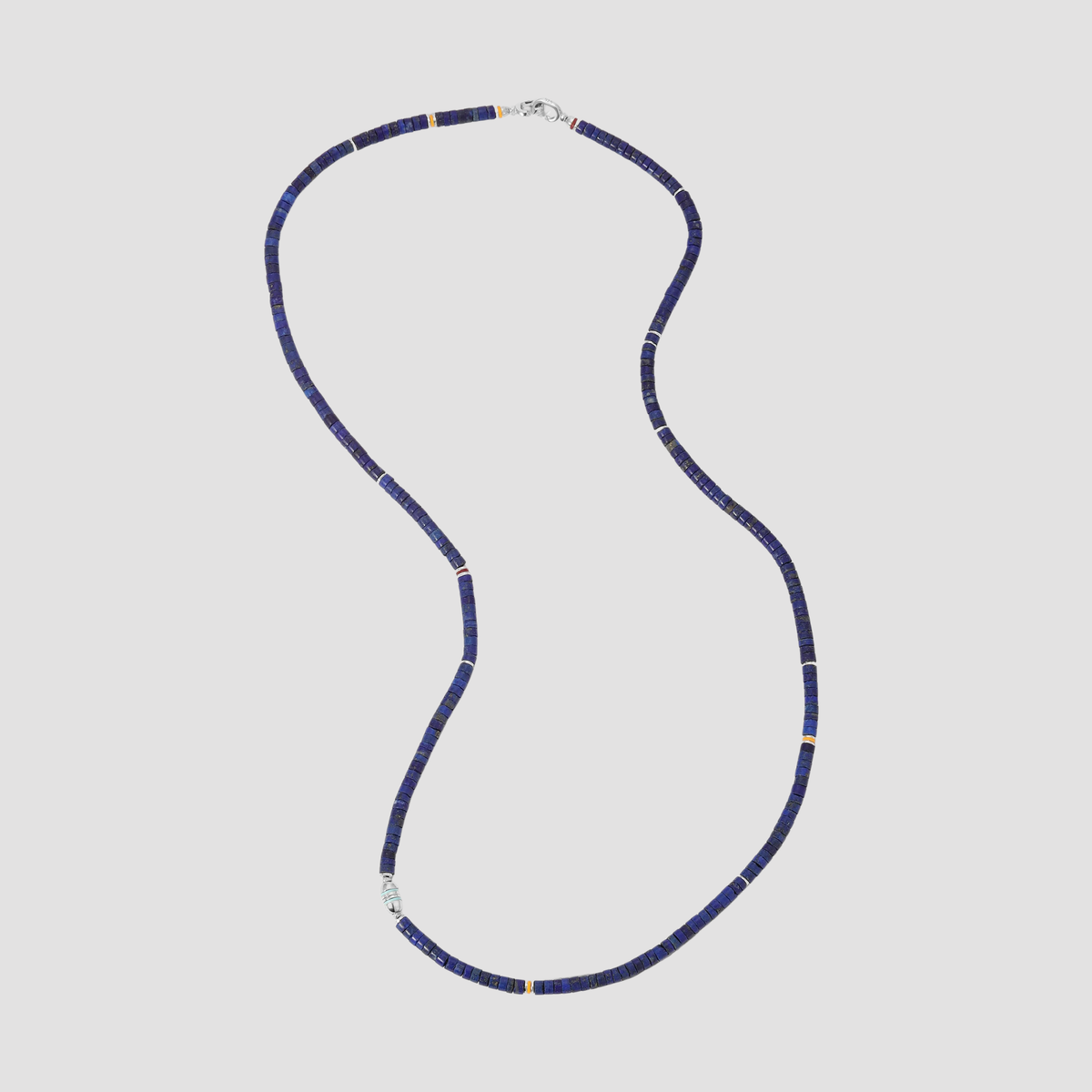 Cherish Necklace in Lapis and Sterling Silver - M/22.5"
