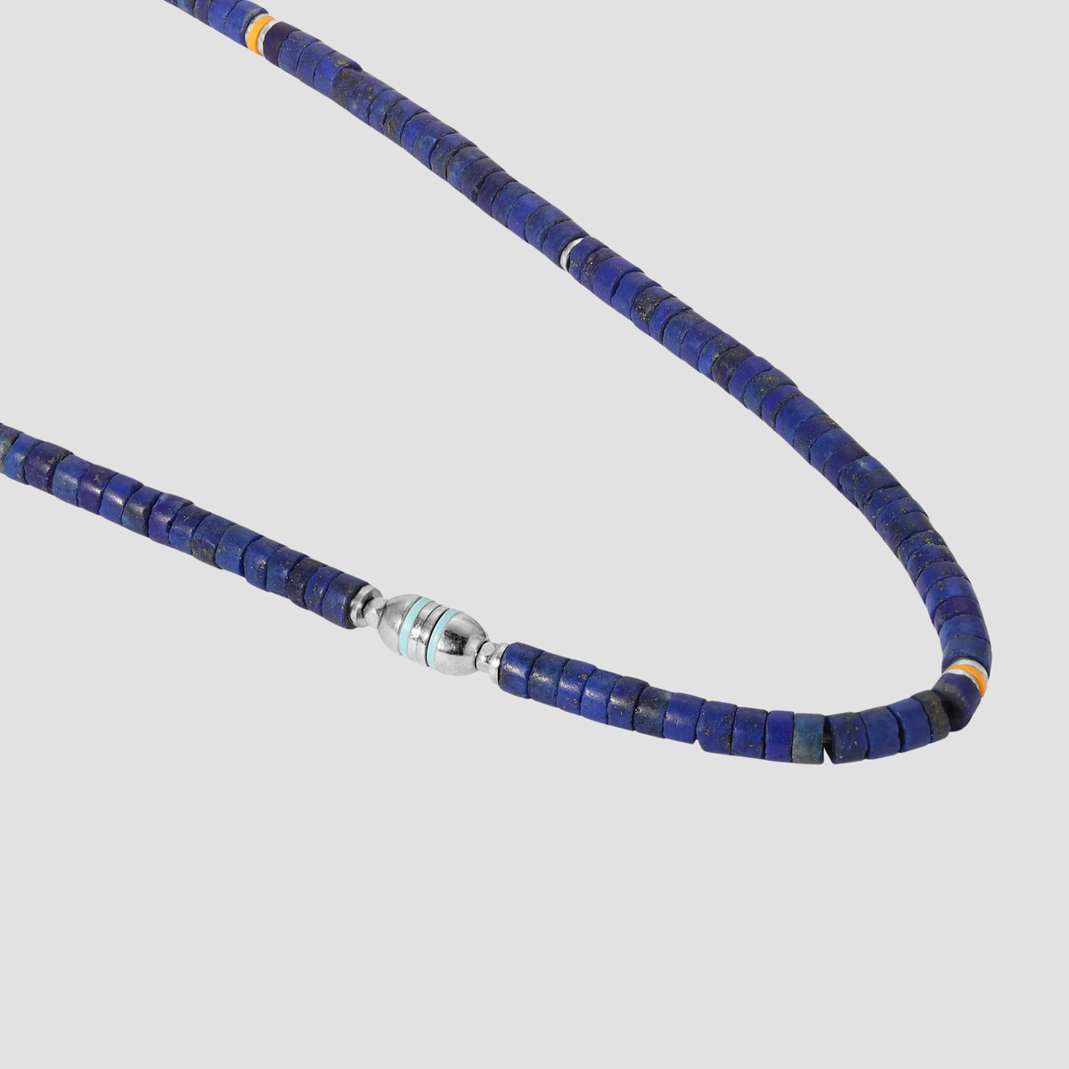 Cherish Necklace in Lapis and Sterling Silver - M/22.5"