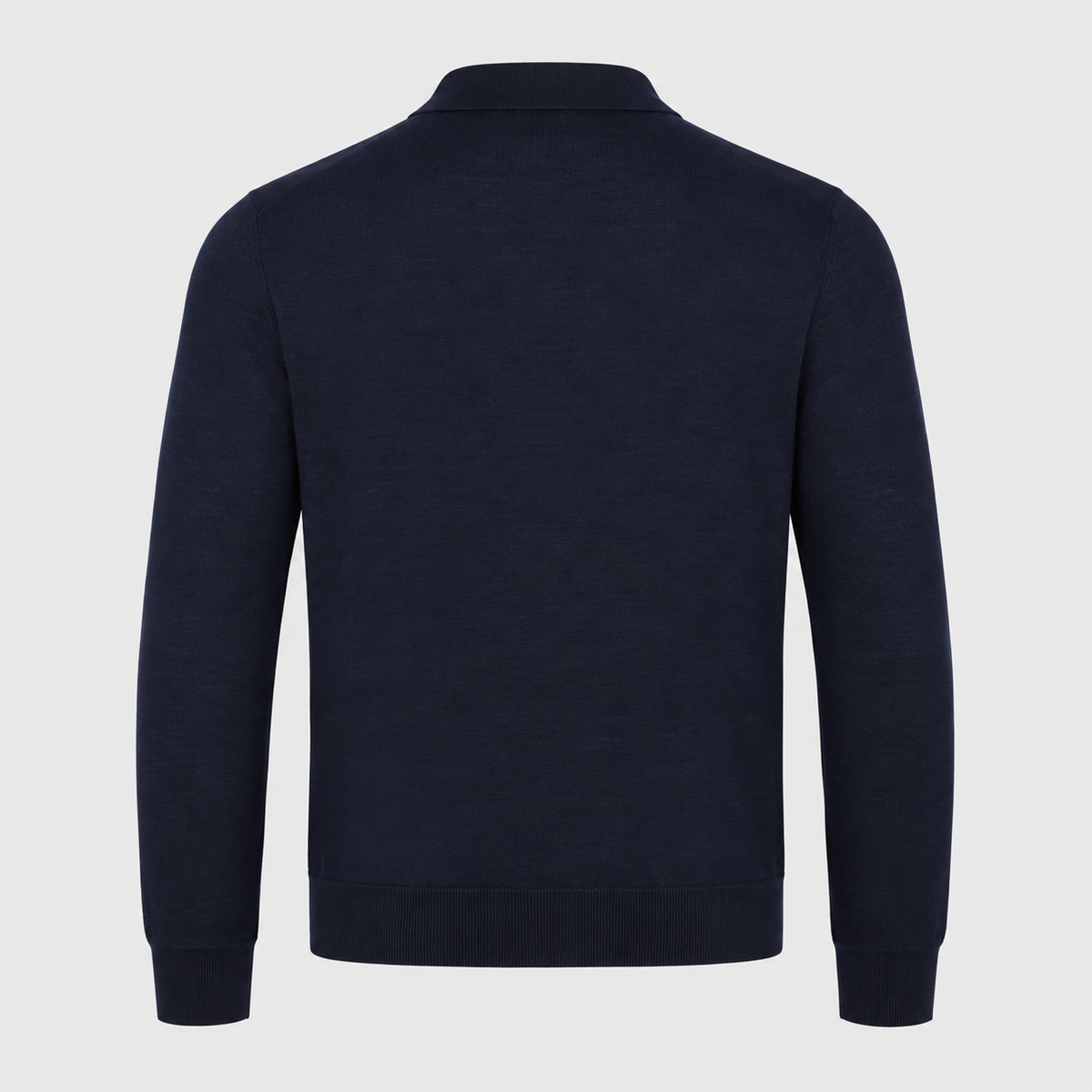 Polo de manga larga FDC azul marino