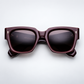 Enzo, Bordeaux Empire, Brown Lenses, Silver Hardware