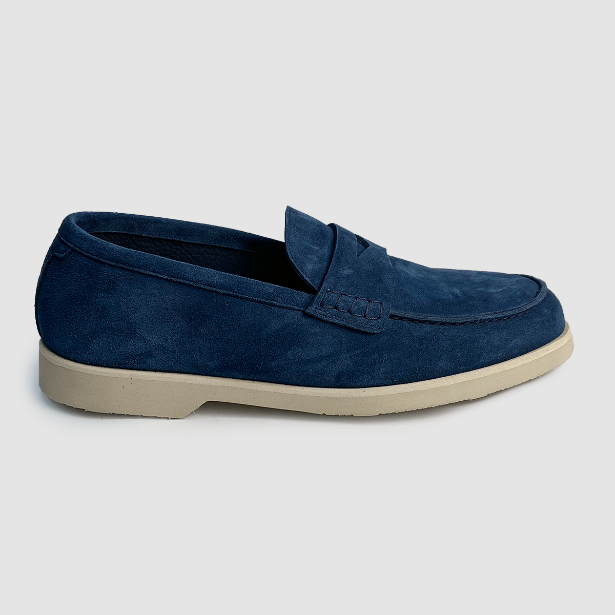 Suede Moccasin Denim