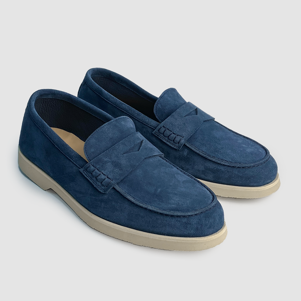 Suede Moccasin Denim