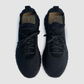 Stretch Nylon and Suede Runner Black
