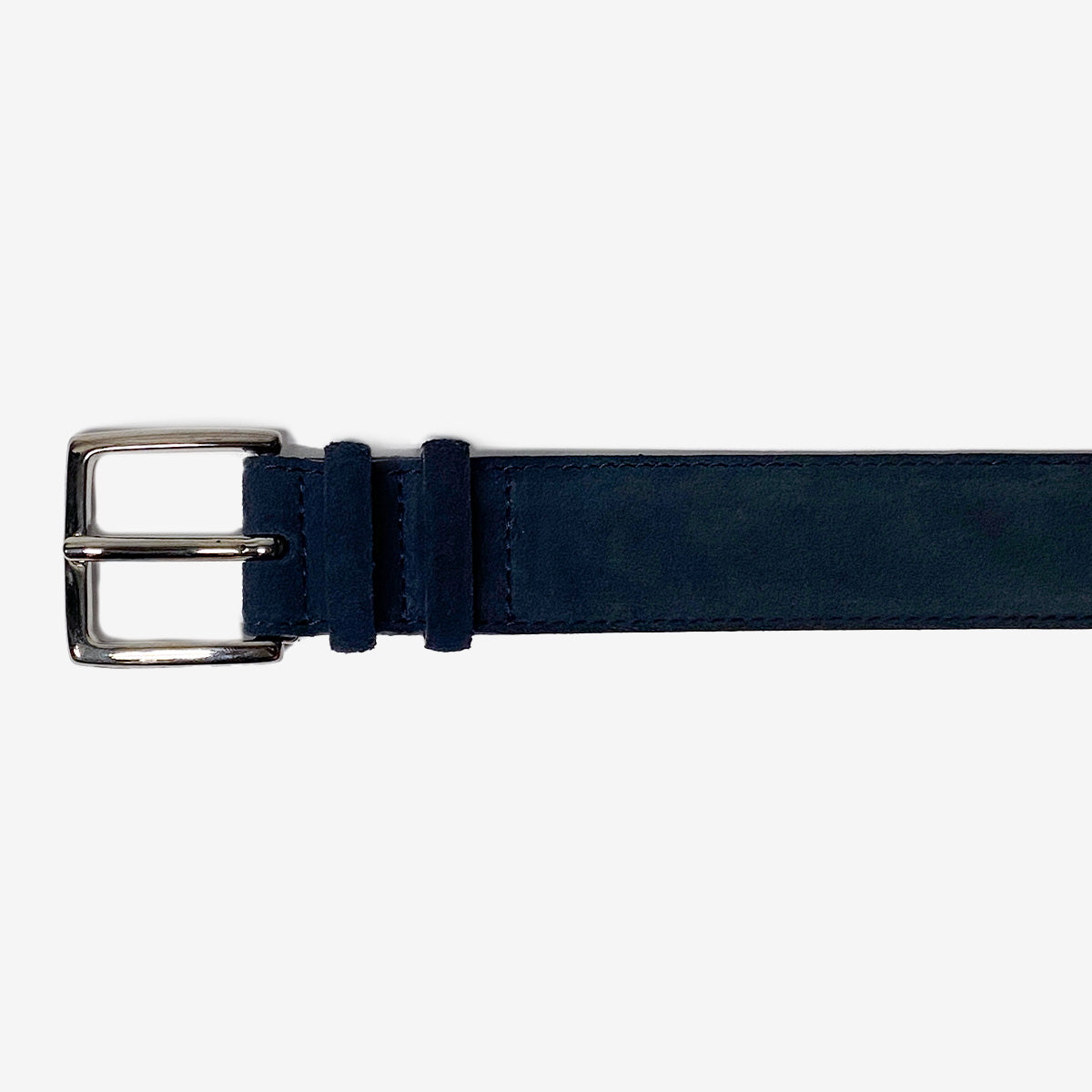 Belt in suede color Blue