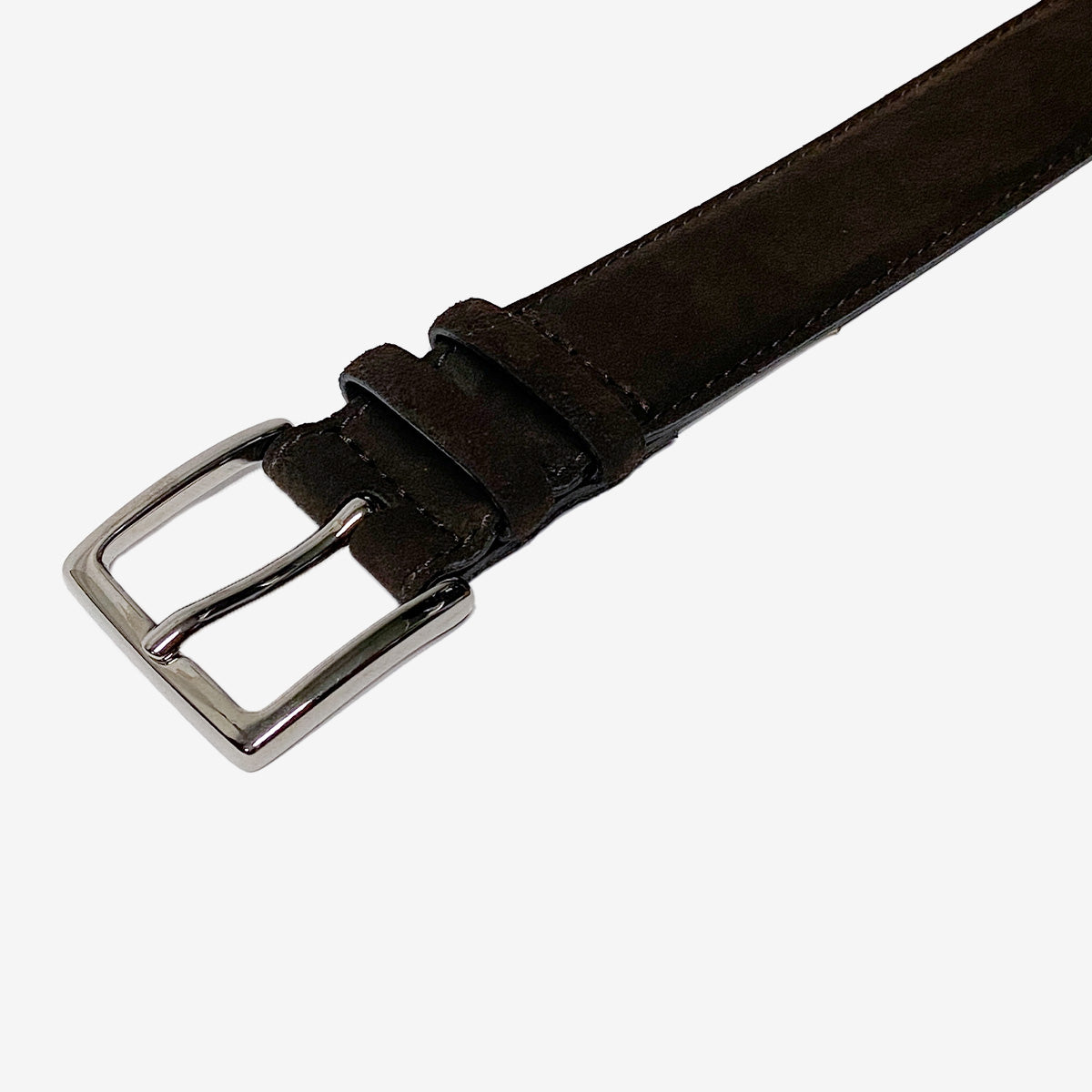 Belt in suede color Brown