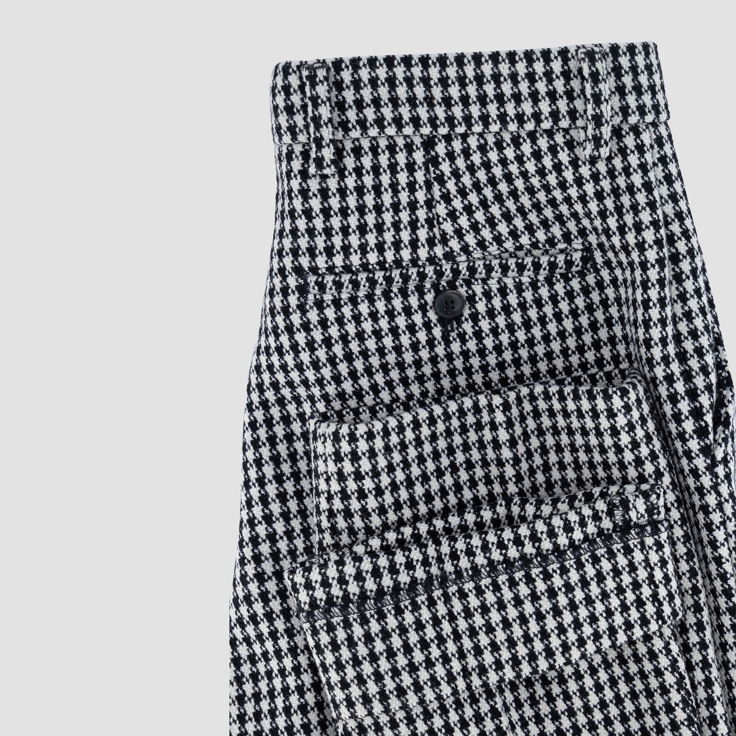 AMI Houndstooth Fabric Trousers