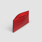 Smythson Panama Card Holder Scarlet Red