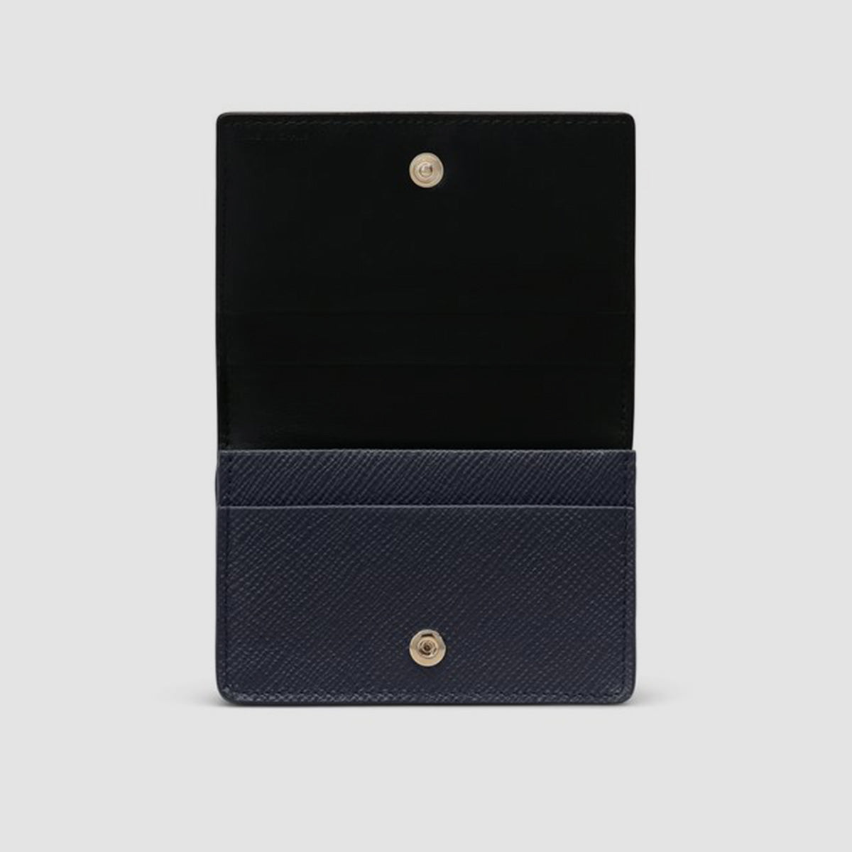 Folded Card Case with Snap Closure in Panama - Navy
