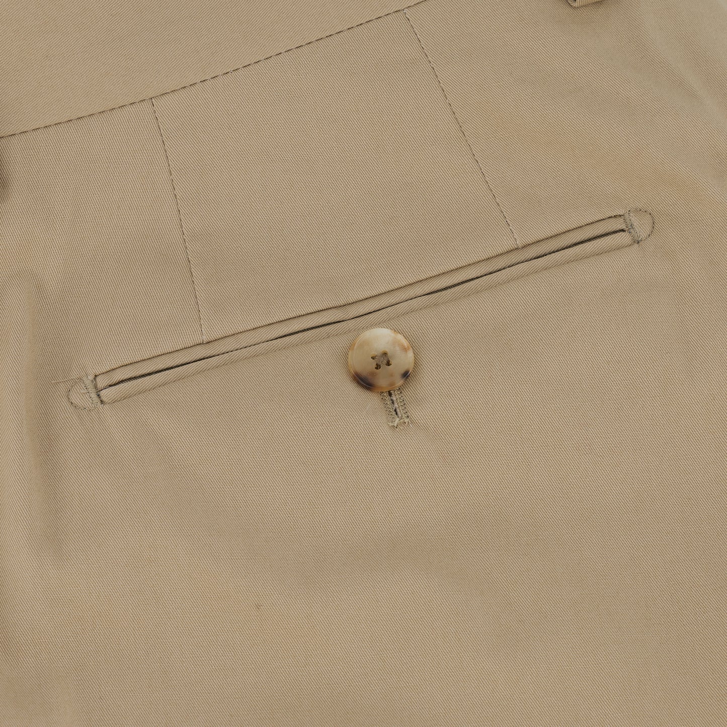 Lardini Khaki Cotton Single Breasted